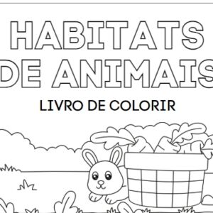Habitats de animais para colorir